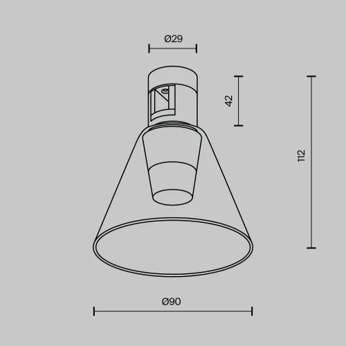Трековый светильник Technical TR147-1-3W3K-B  фото 9
