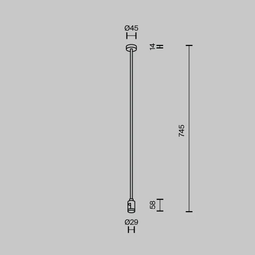 Комплектующие для трековой системы Technical TRA159C-B1-BS  фото 2