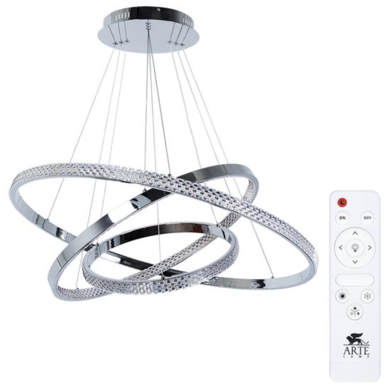 Подвесная светодиодная люстра Arte Lamp Orione A2182SP-160CC 