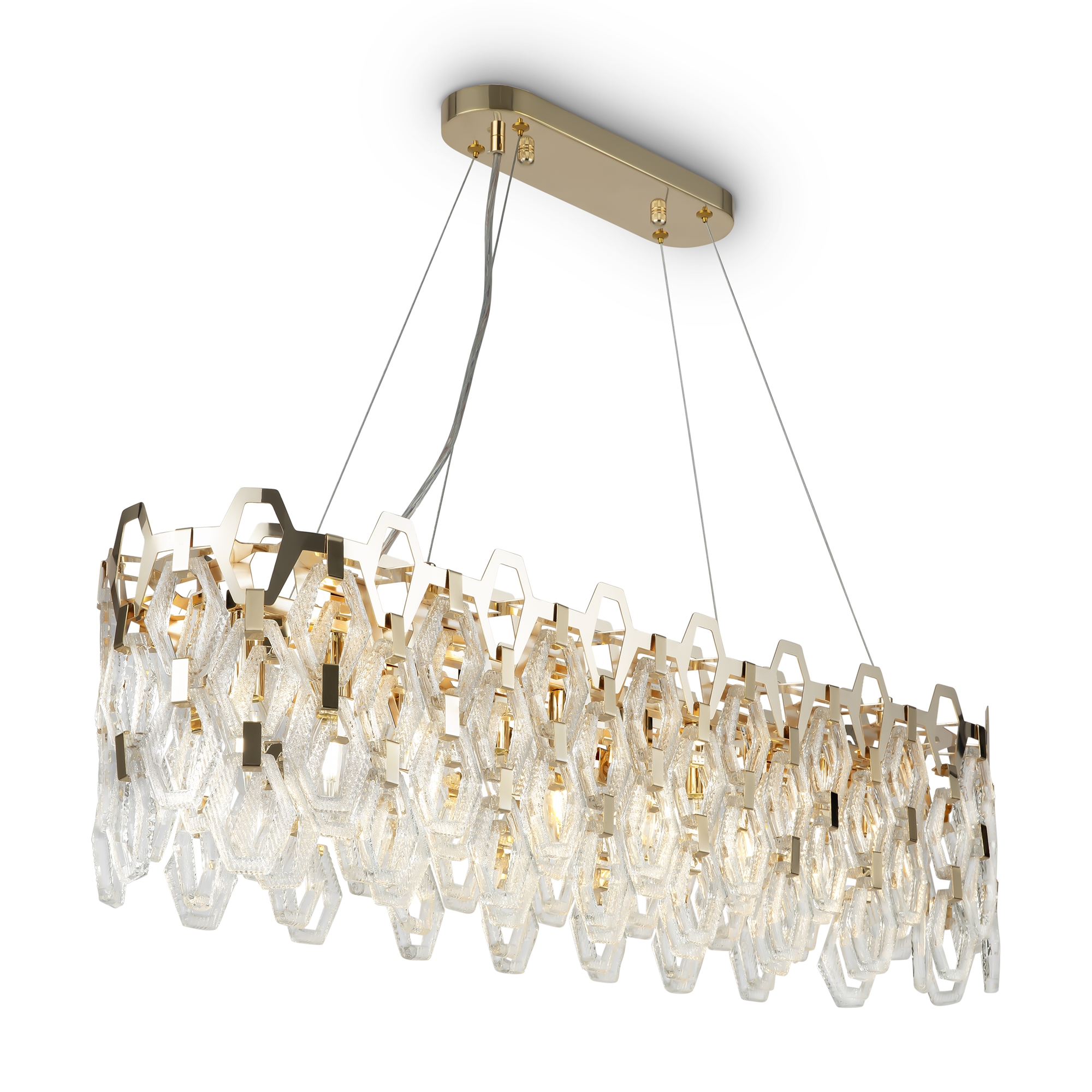 Подвесная люстра Maytoni Tissage MOD490PL-10G 