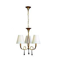 Подвесная люстра Mantra Paola Painted Gold 3542 