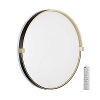 Настенно-потолочный светильник SONEX Olidi black 7647/EL пластик белый 
