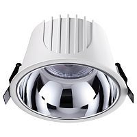 Светильник встраиваемый светодиодный SONEX Knof 358701 алюминий белый 