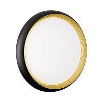 Настенно-потолочный светильник SONEX Tofiq black 7651/DL пластик белый 