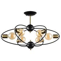 Потолочная люстра Arte Lamp Glasgow A1963PL-6BK 