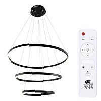 Подвесной светодиодный светильник Arte Lamp Alfie A2180SP-60BK 