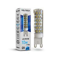 Лампа светодиодная Voltega G9 10W 4000К прозрачная VG9-K1G9cold10W 7039 